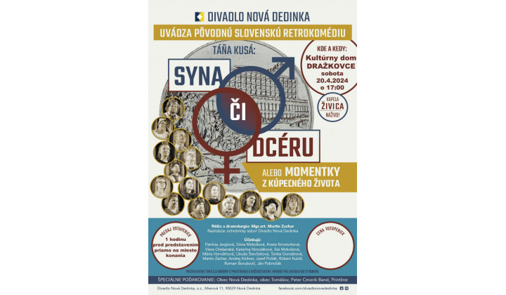 Retrokomédia v KD Dražkovce  - 20.04.2024
