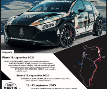 Aktuality / Rally Martin 2025 - info, zmeny spojov a uzávierky ciest   - foto