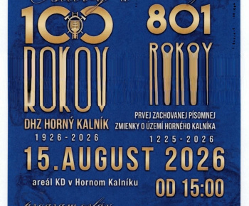 Aktuality / Pozvánka na oslavy do H. Kalníka - 15.8.2026 - foto