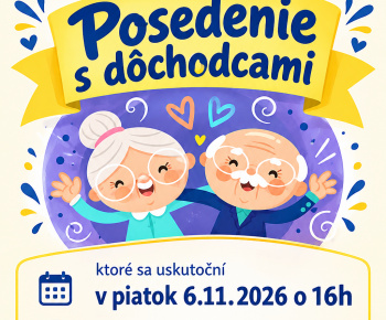 Aktuality / Posedenie s dôchodcami - v piatok 6.11.2026 o 16h - foto