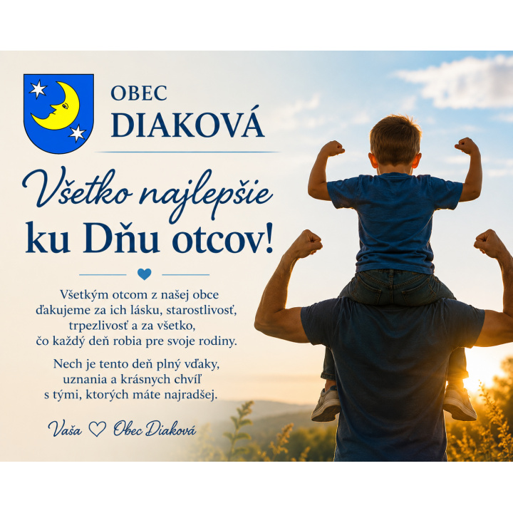 Nedeľa 21.06. 2026- Deň otcov