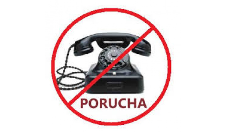 Pevná linka obecného úradu má poruchu