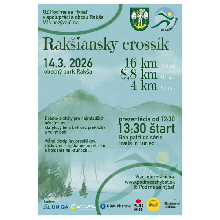 Rakšiansky crossík - v sobotu 14.03.2026