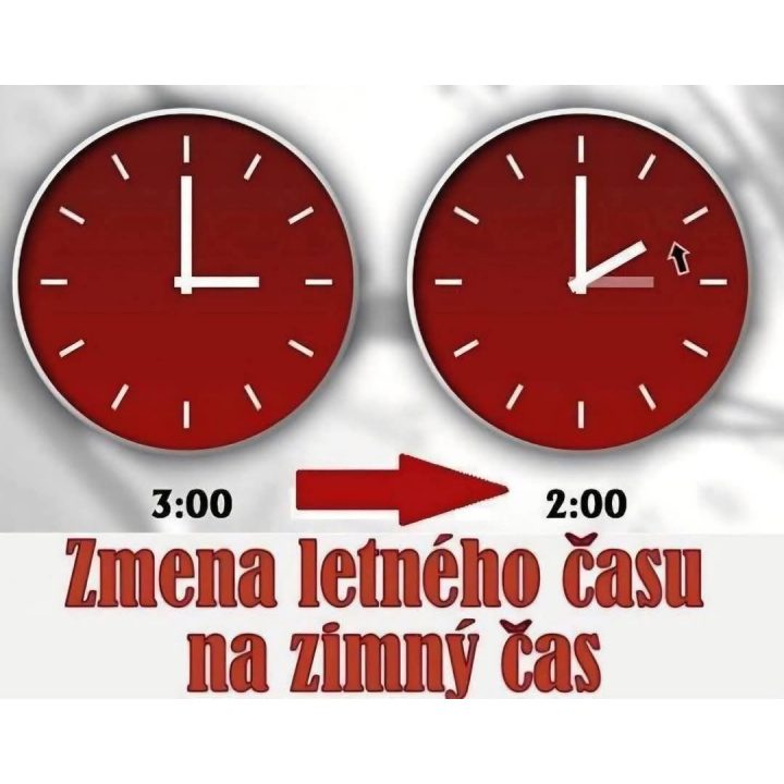 V nedeľu 26.10.2025 prechádzame na zimný čas