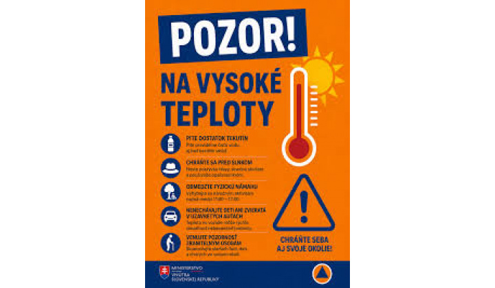 Varovanie pred extrémne vysokými teplotami