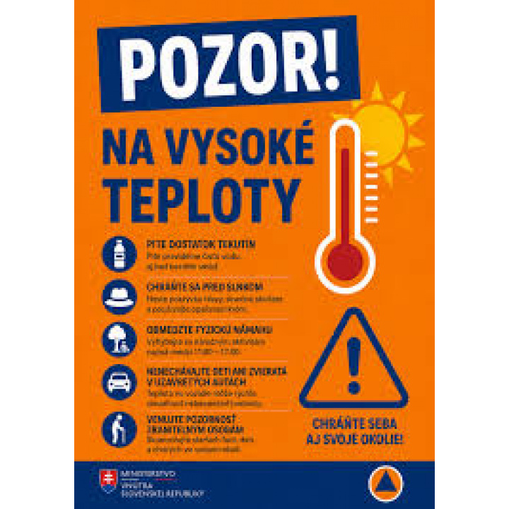 Varovanie pred extrémne vysokými teplotami