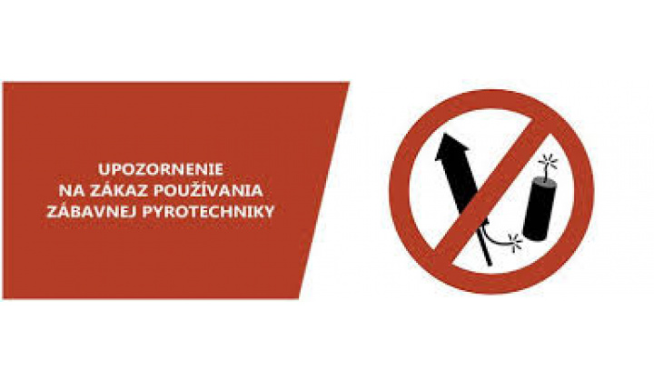 Zákaz používať pyrotechniku