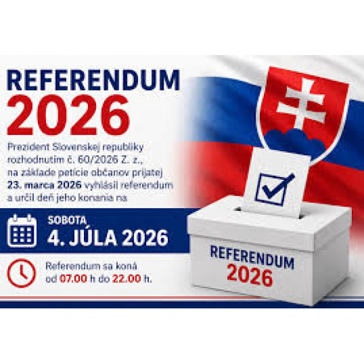 Zápisnica OVK o priebehu a výsledku hlasovania v referende Diaková